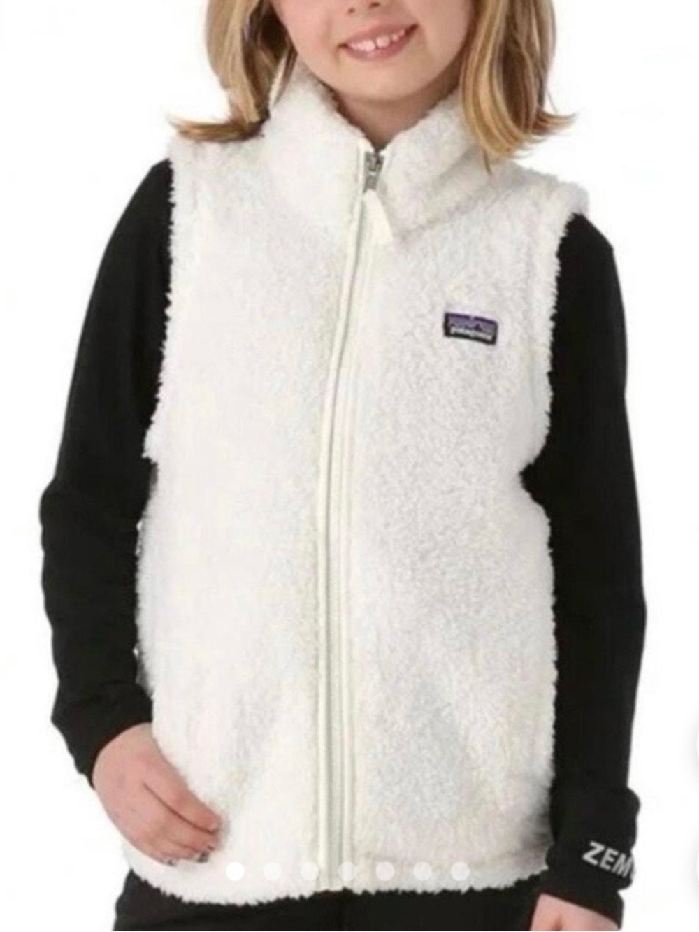 Patagonia Girls Lost Gatos Full Zip Fleece Vest